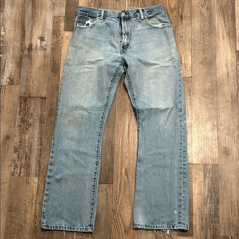 Levi's Classic Blue Straight Jeans for Men